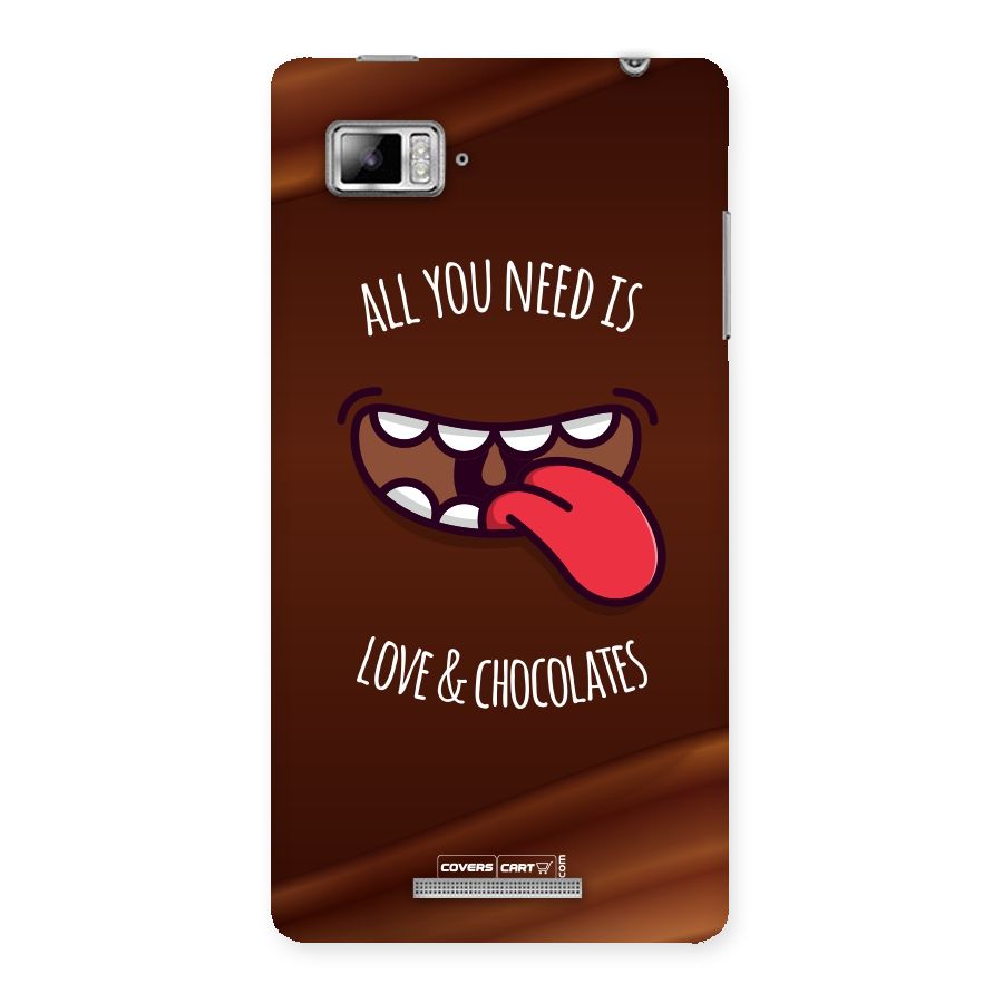 Love and Chocolates Back Case for Lenovo Vibe Z K910
