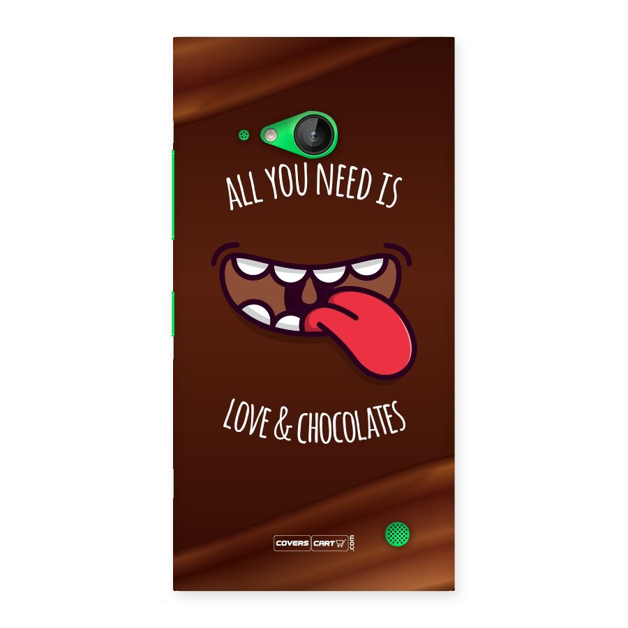 Love and Chocolates Back Case for Lumia 730