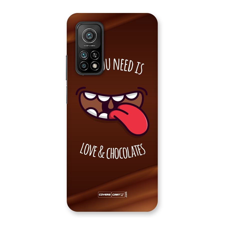 Love and Chocolates Back Case for Mi 10T 5G
