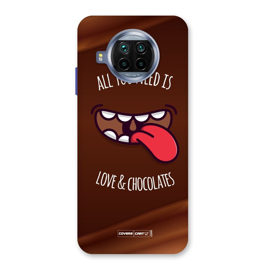 Love and Chocolates Back Case for Mi 10i