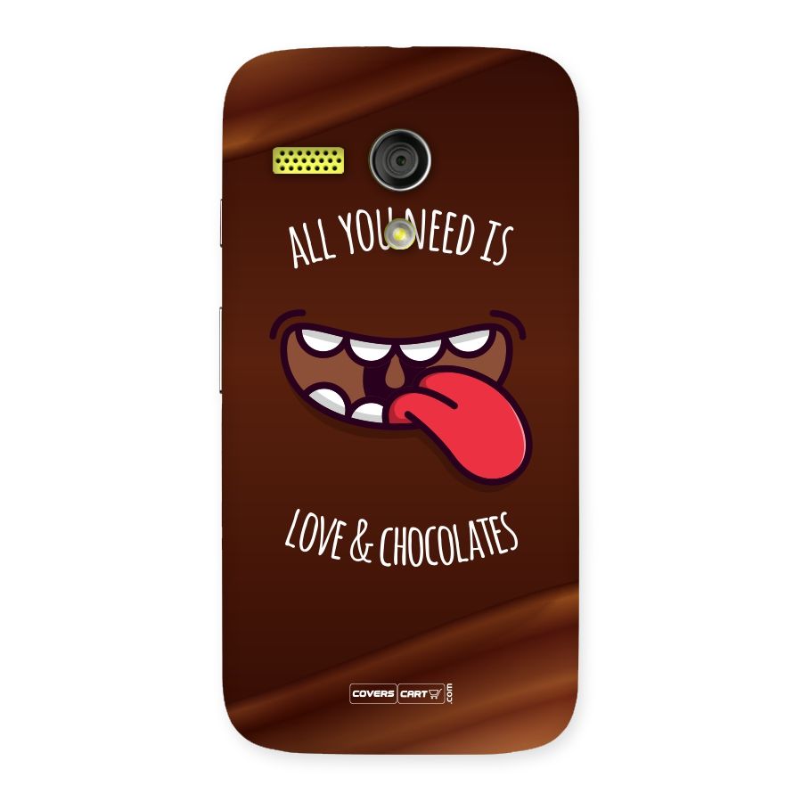 Love and Chocolates Back Case for Moto G