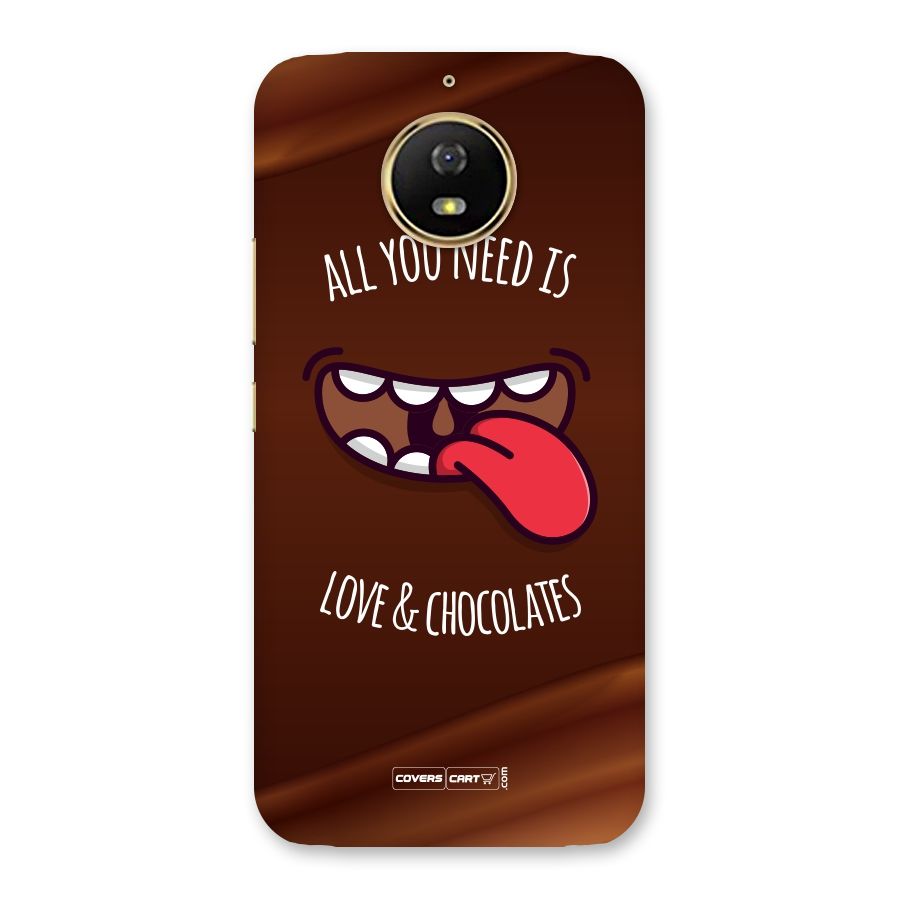 Love and Chocolates Back Case for Moto G5s