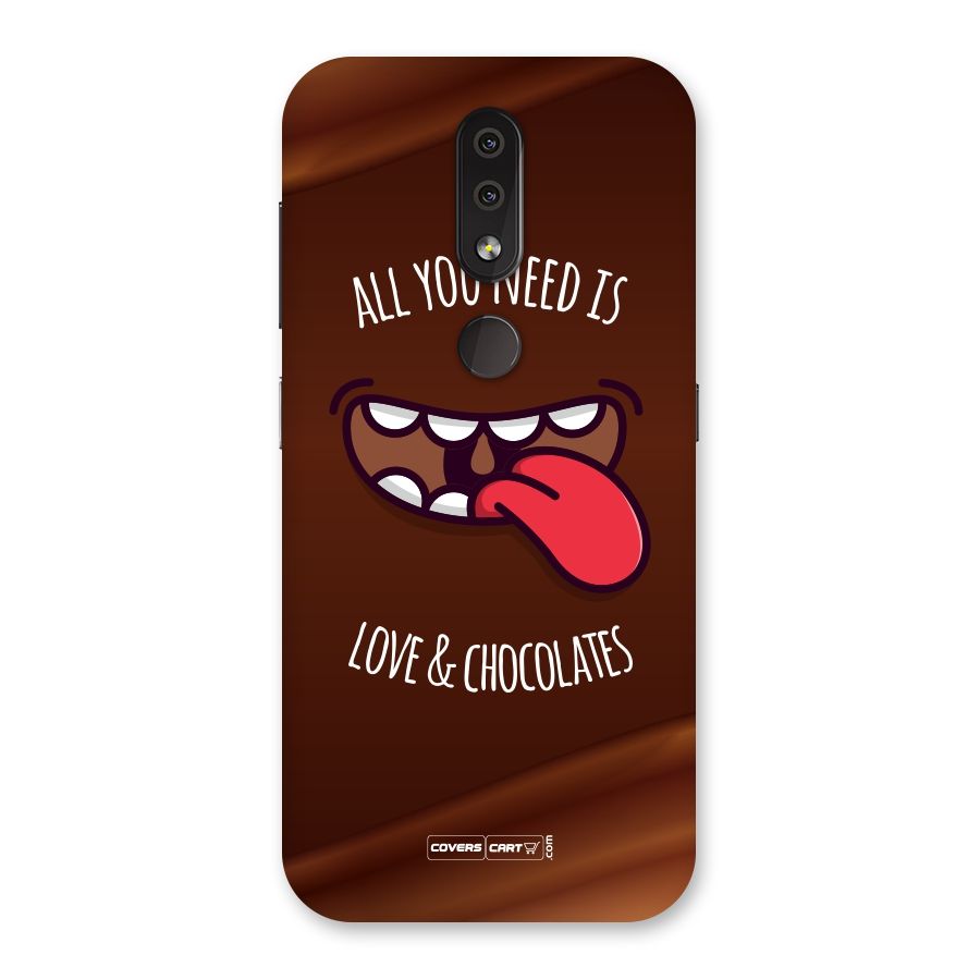 Love and Chocolates Back Case for Nokia 4.2