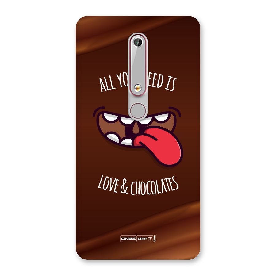 Love and Chocolates Back Case for Nokia 6.1