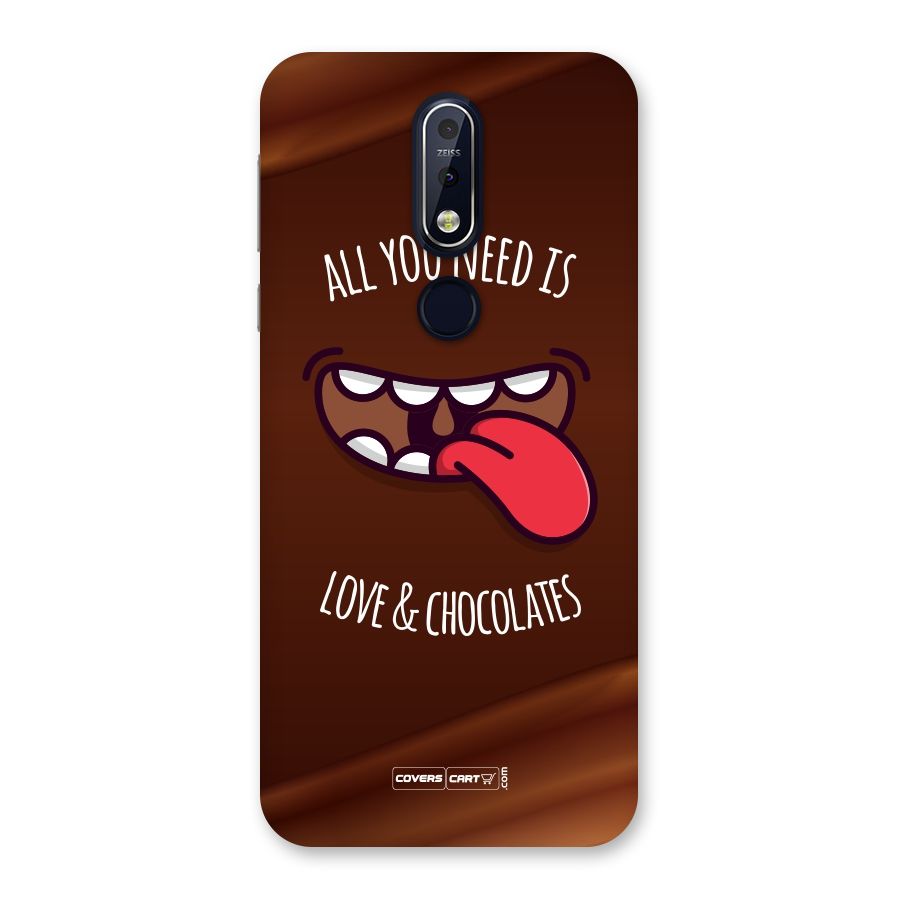 Love and Chocolates Back Case for Nokia 7.1