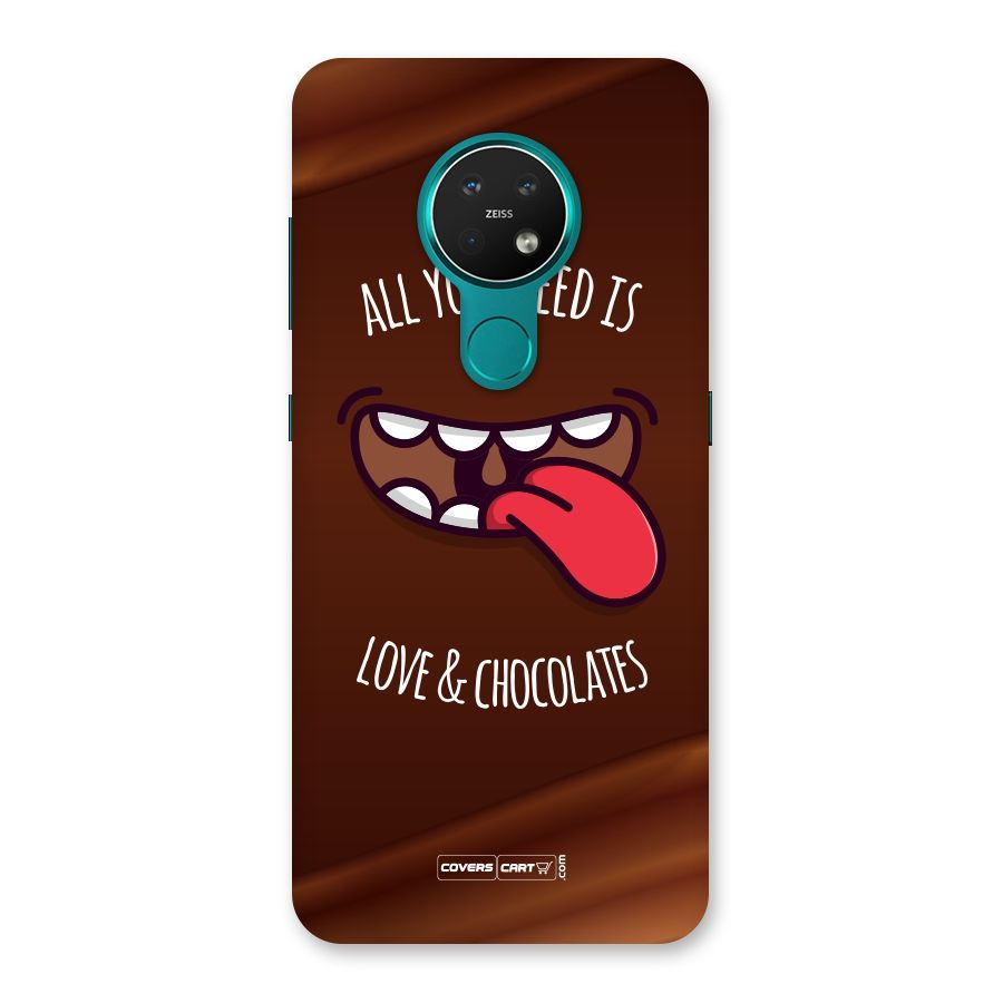 Love and Chocolates Back Case for Nokia 7.2