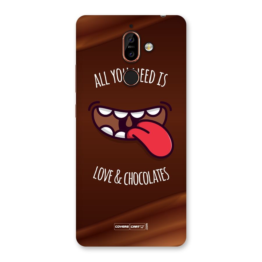 Love and Chocolates Back Case for Nokia 7 Plus