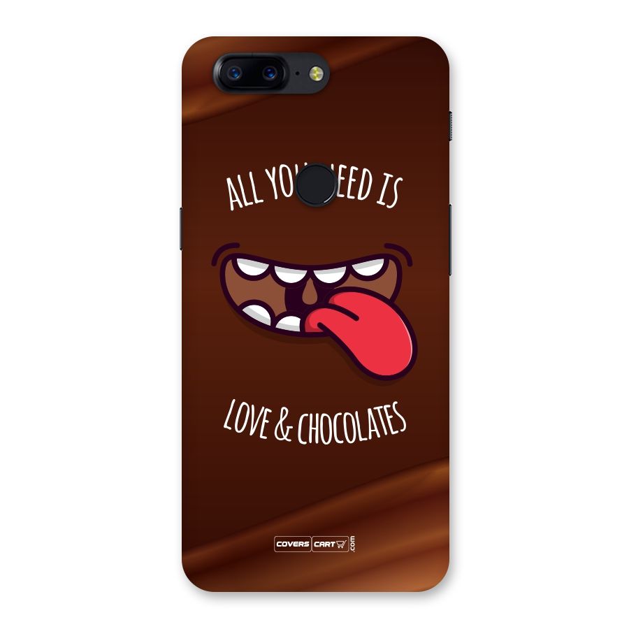 Love and Chocolates Back Case for OnePlus 5T