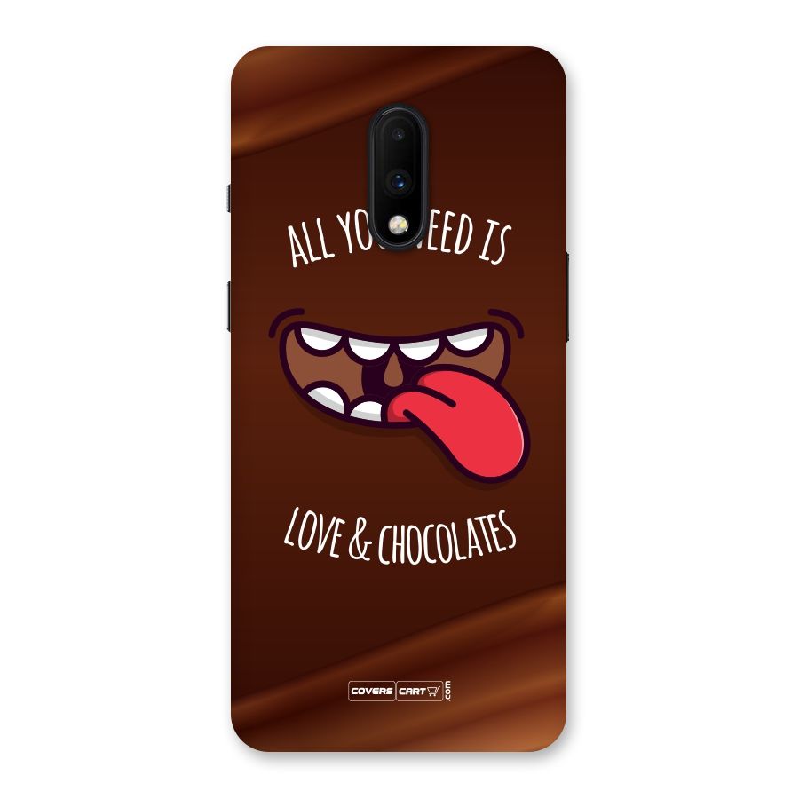 Love and Chocolates Back Case for OnePlus 7