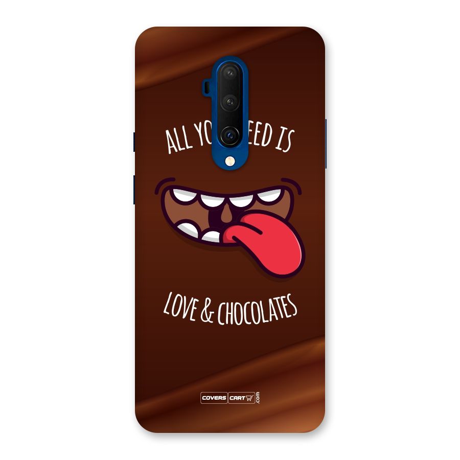 Love and Chocolates Back Case for OnePlus 7T Pro