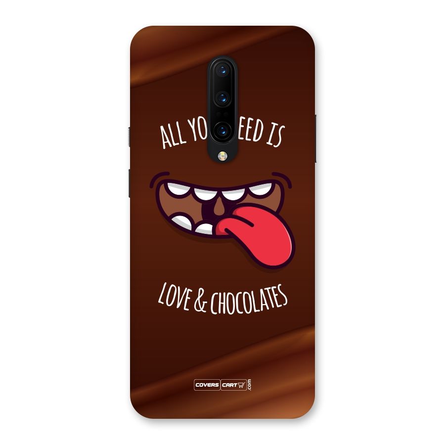 Love and Chocolates Back Case for OnePlus 7 Pro