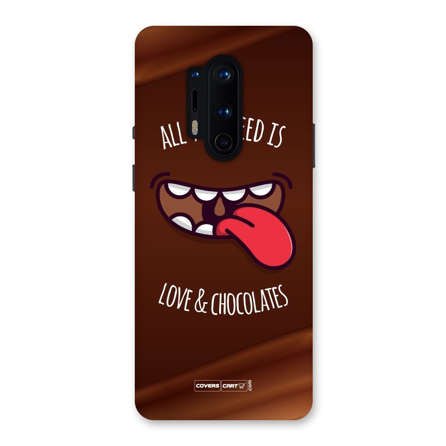 Love and Chocolates Back Case for OnePlus 8 Pro
