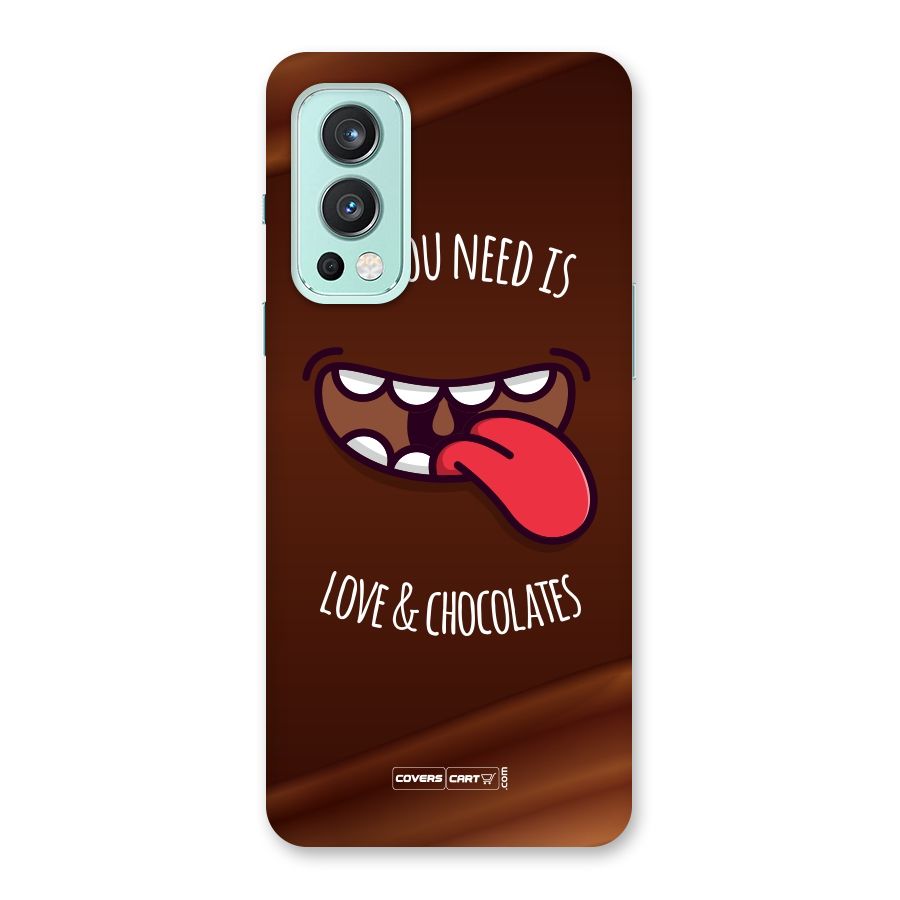 Love and Chocolates Back Case for OnePlus Nord 2 5G