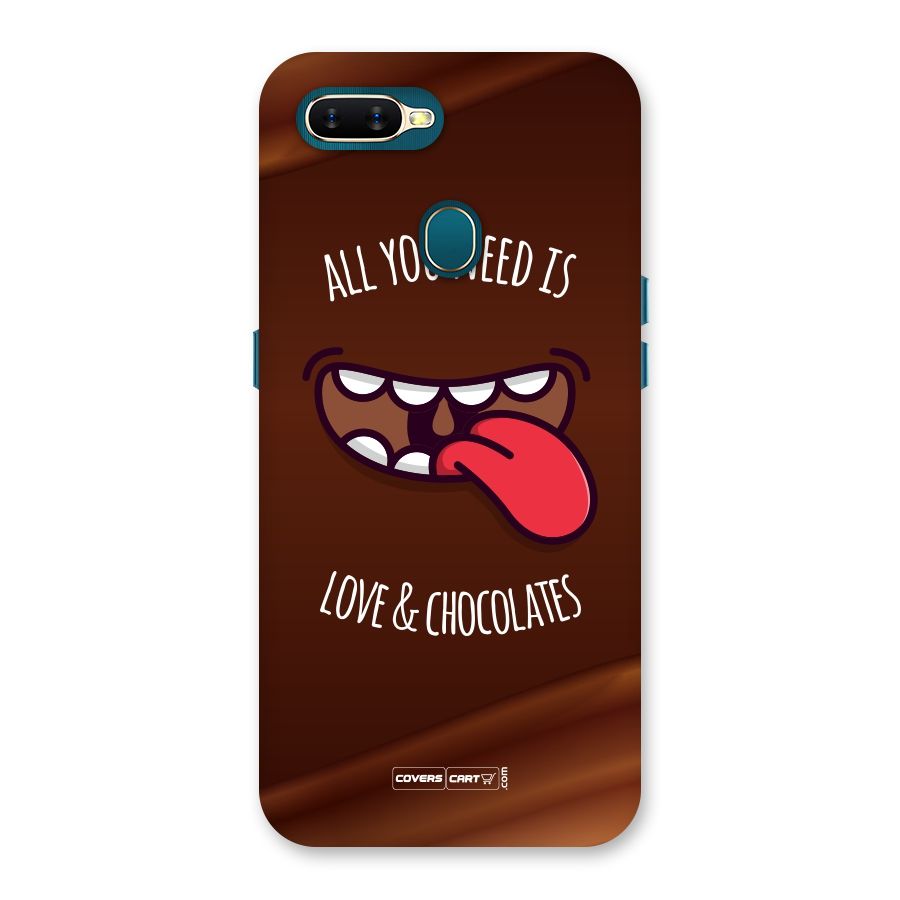 Love and Chocolates Back Case for Oppo A11k