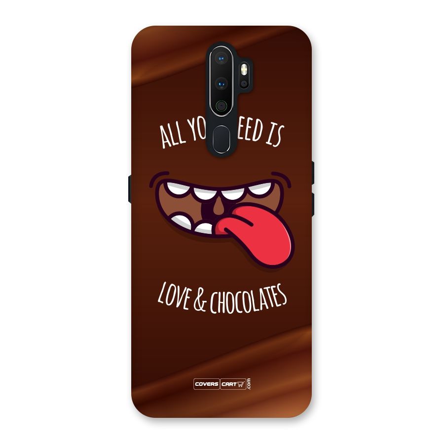 Love and Chocolates Back Case for Oppo A5 (2020)