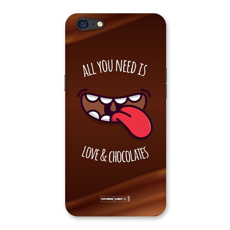Love and Chocolates Back Case for Oppo A71