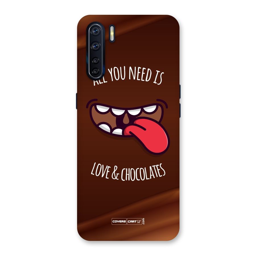 Love and Chocolates Back Case for Oppo F15