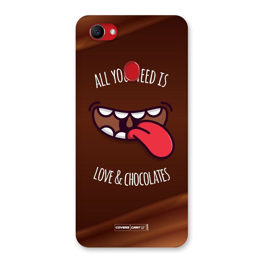 Love and Chocolates Back Case for Oppo F7