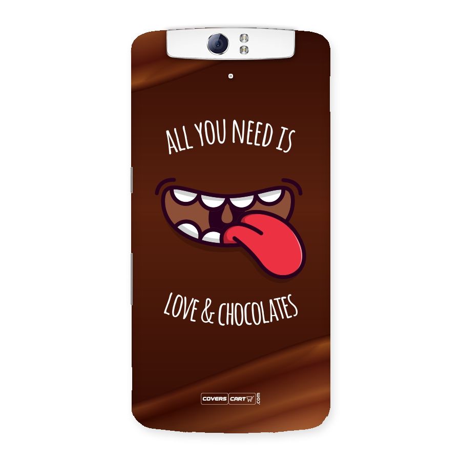 Love and Chocolates Back Case for Oppo N1
