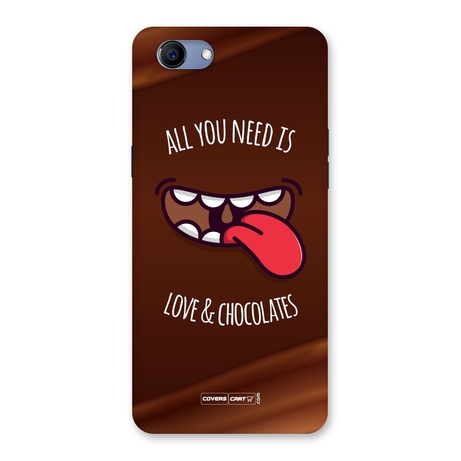 Love and Chocolates Back Case for Oppo Realme 1