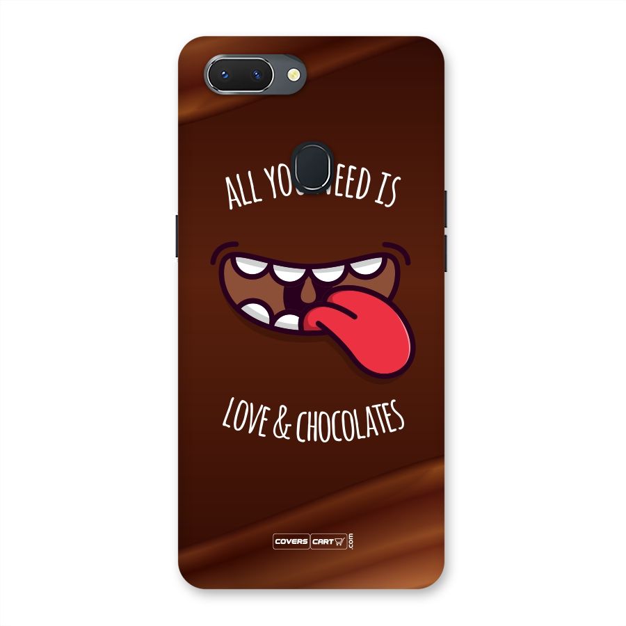 Love and Chocolates Back Case for Oppo Realme 2