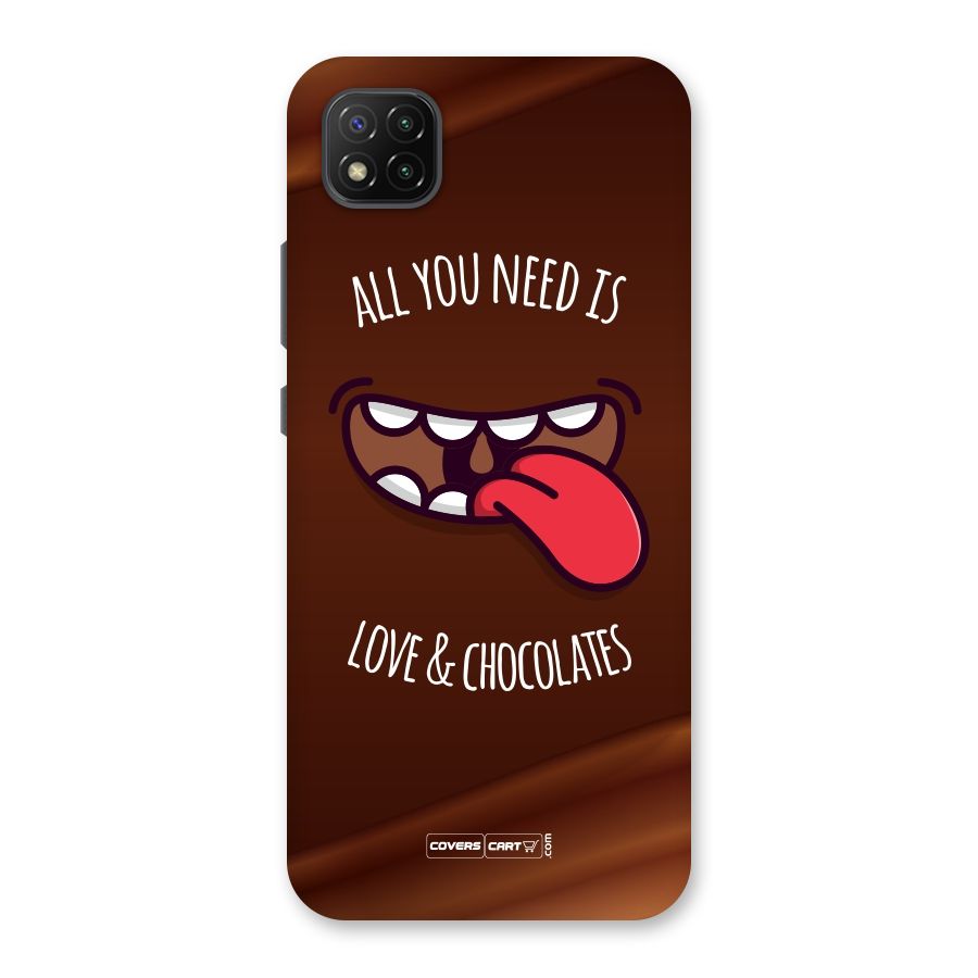 Love and Chocolates Back Case for Poco C3
