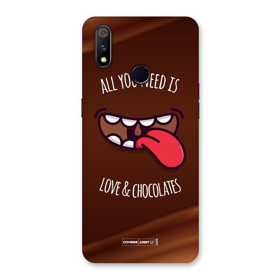 Love and Chocolates Back Case for Realme 3 Pro