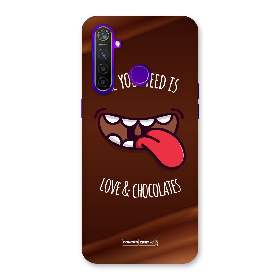 Love and Chocolates Back Case for Realme 5 Pro