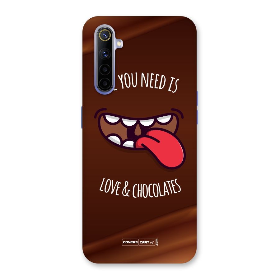 Love and Chocolates Back Case for Realme 6i