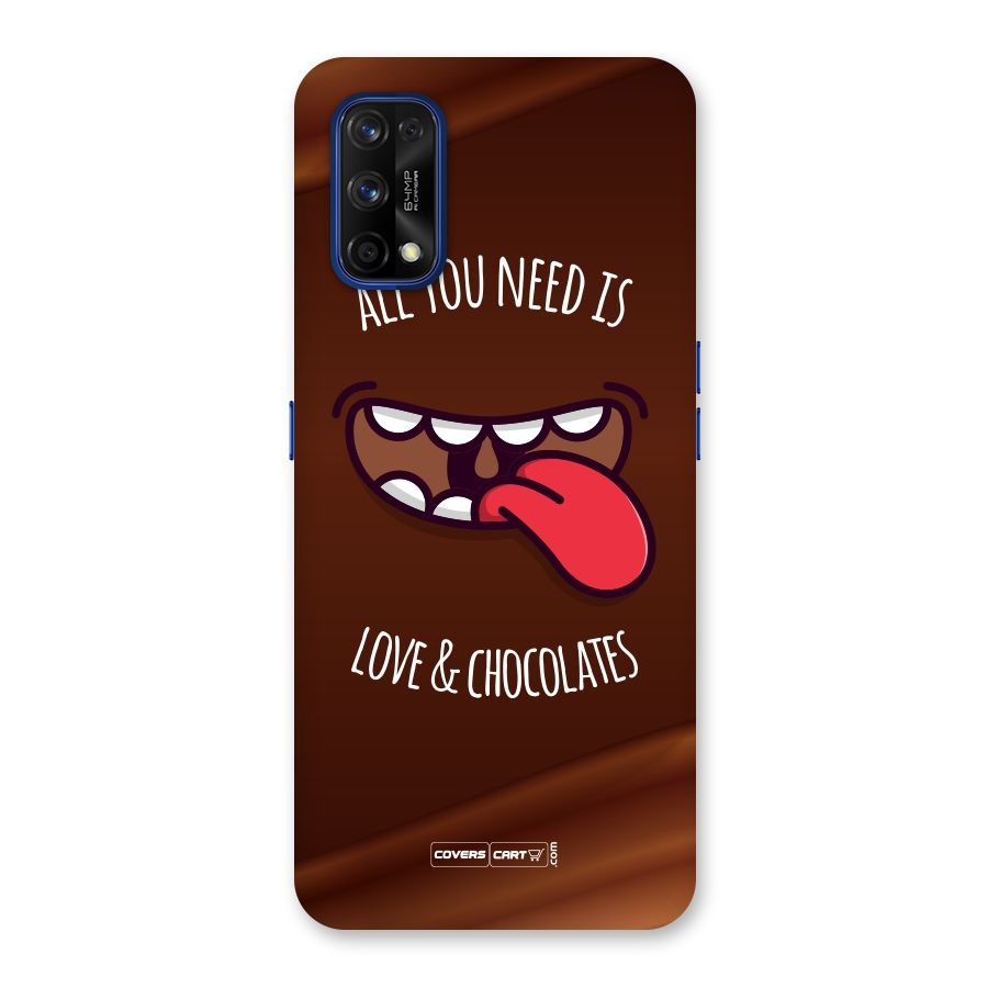 Love and Chocolates Back Case for Realme 7 Pro