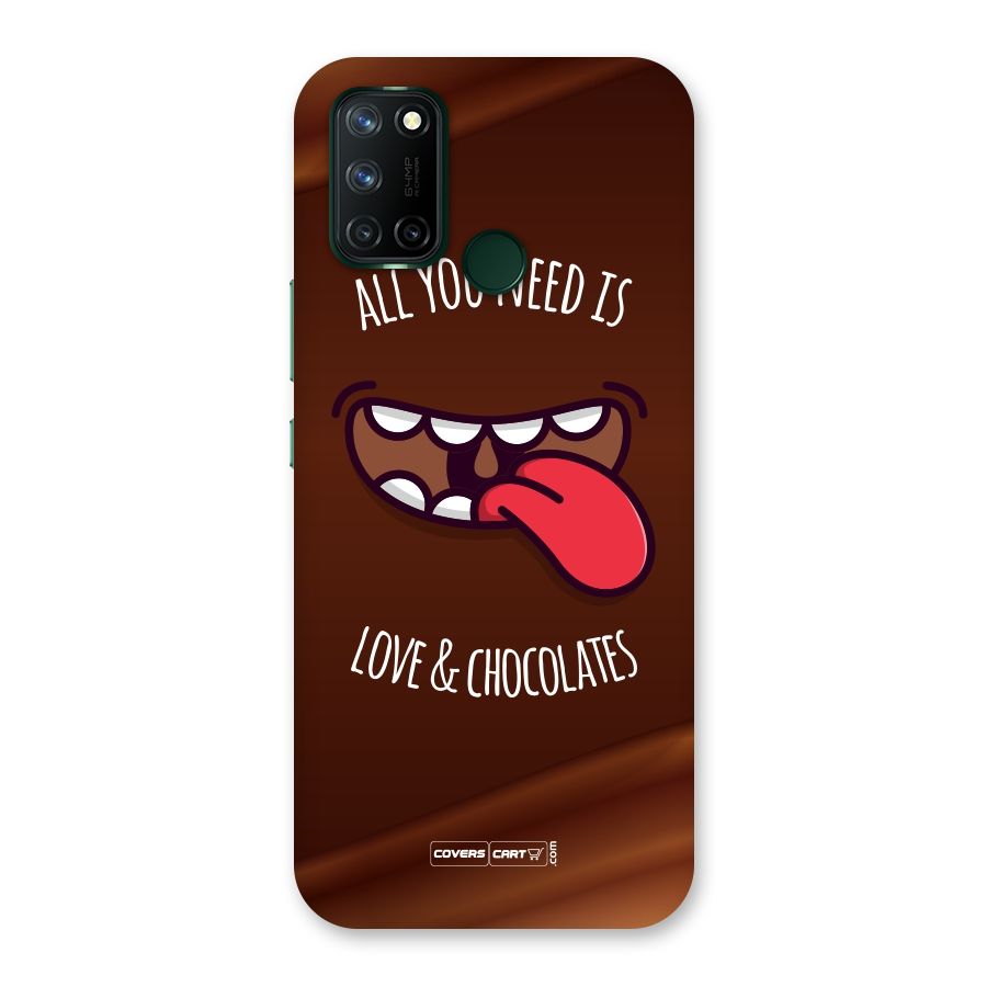 Love and Chocolates Back Case for Realme 7i