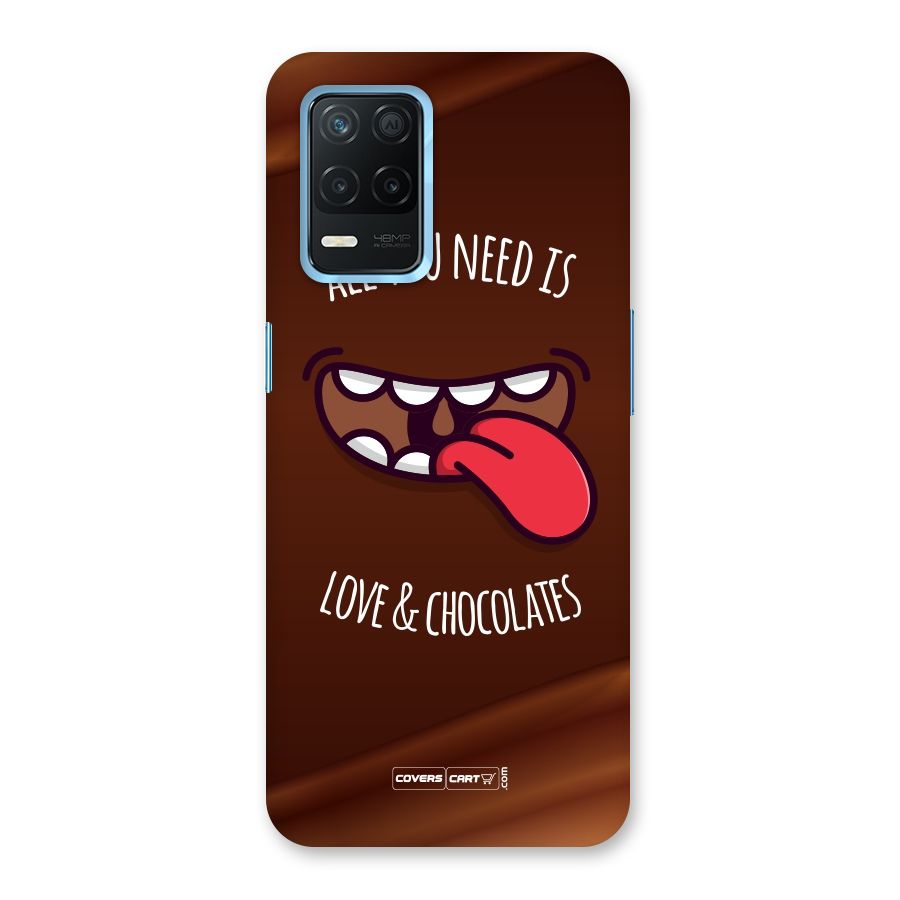 Love and Chocolates Back Case for Realme 8s 5G