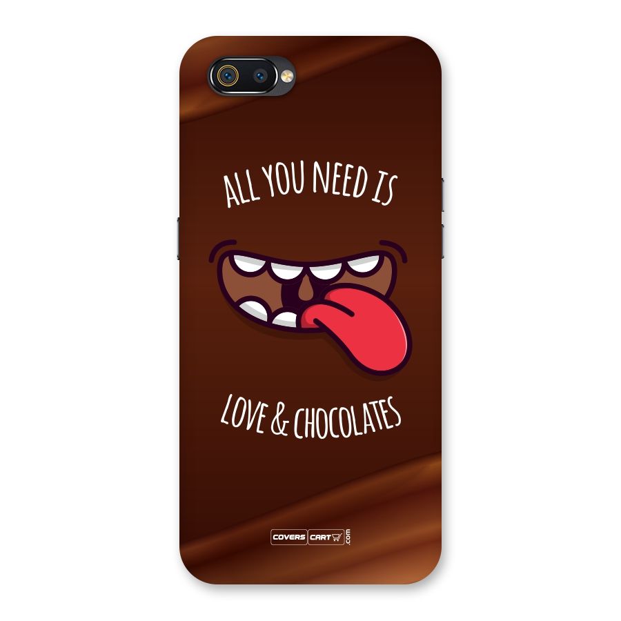Love and Chocolates Back Case for Realme C2