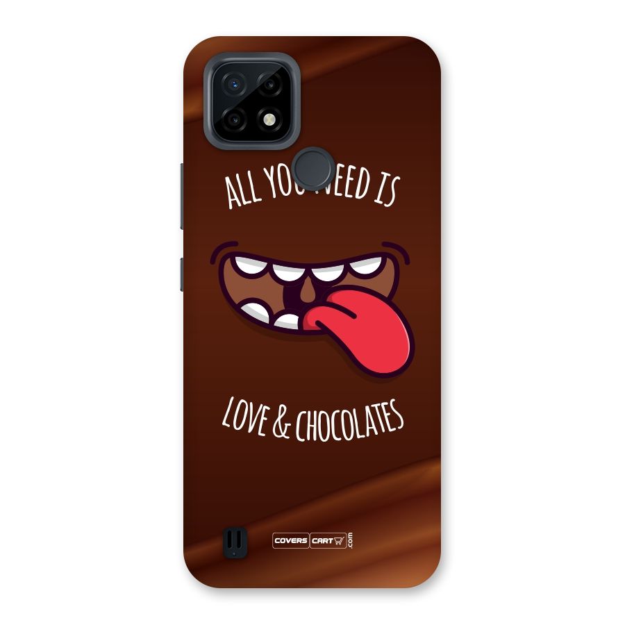 Love and Chocolates Back Case for Realme C21
