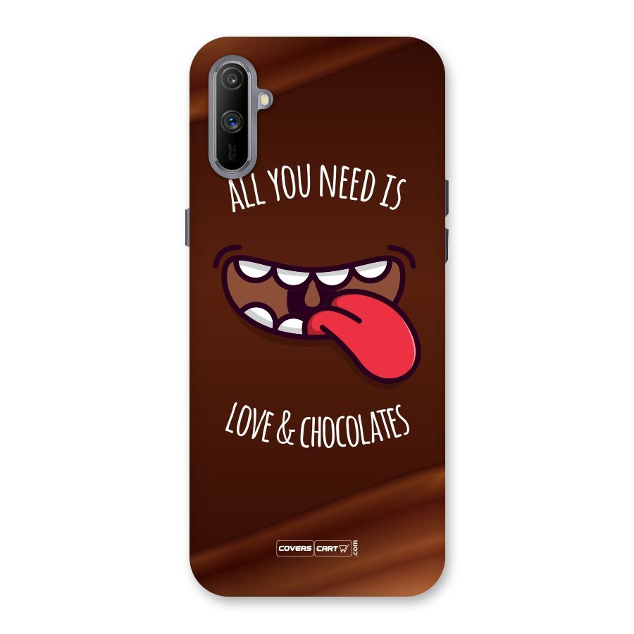 Love and Chocolates Back Case for Realme C3