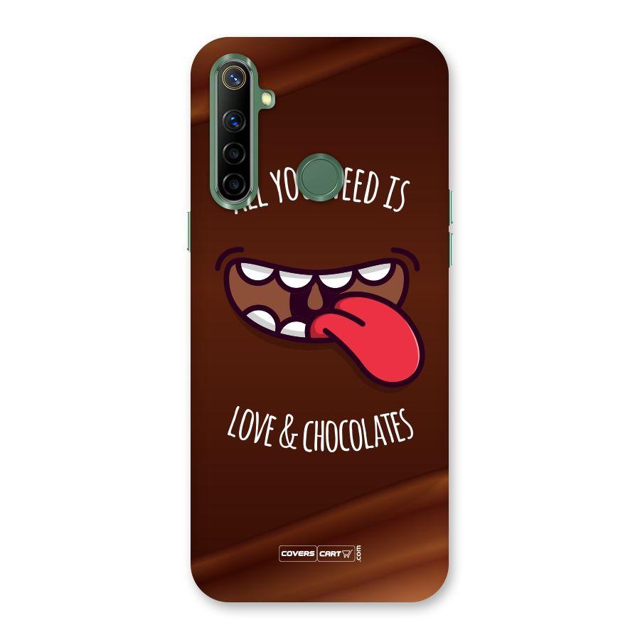 Love and Chocolates Back Case for Realme Narzo 10