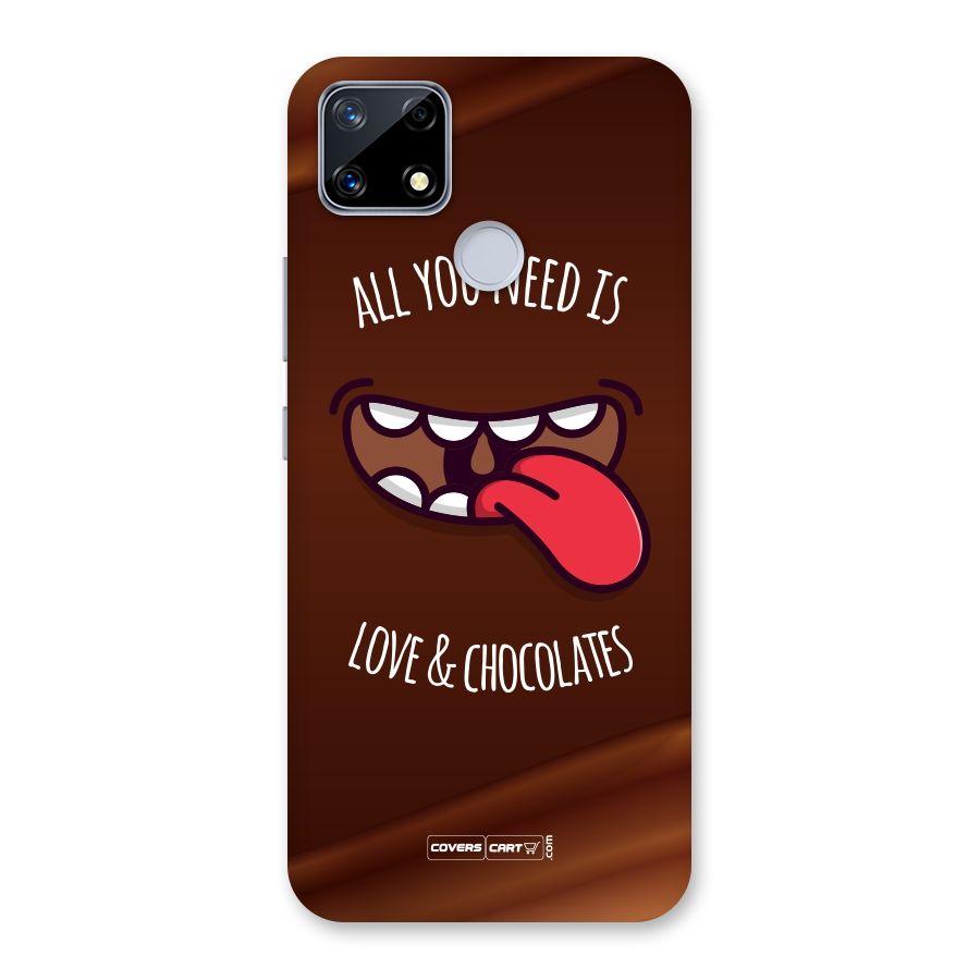 Love and Chocolates Back Case for Realme Narzo 20