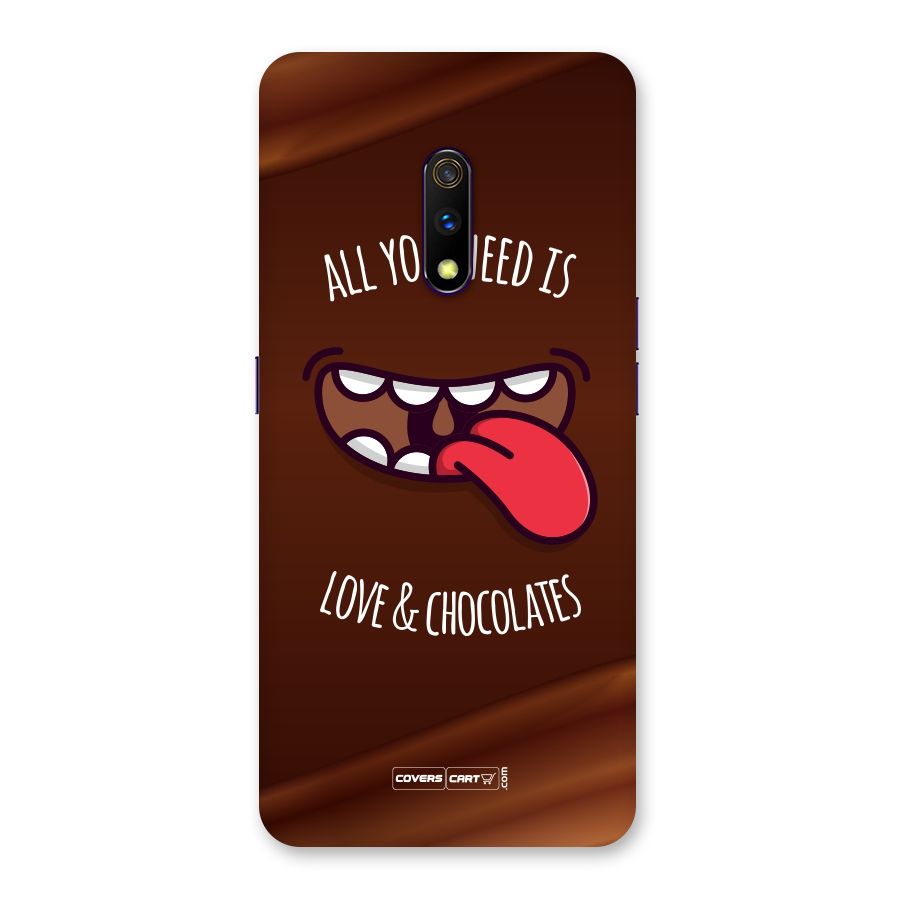 Love and Chocolates Back Case for Realme X