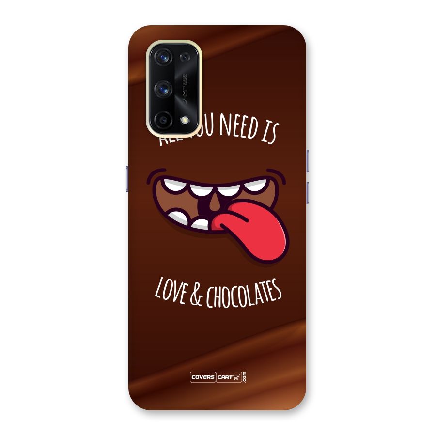 Love and Chocolates Glass Back Case for Realme X7 Pro