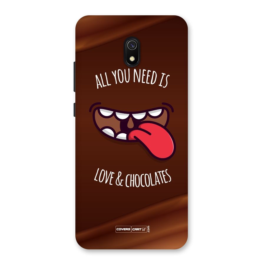 Love and Chocolates Back Case for Redmi 8A