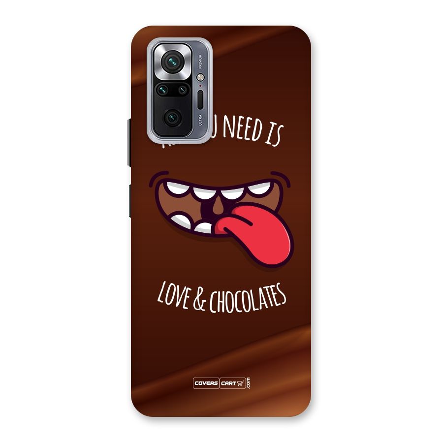 Love and Chocolates Back Case for Redmi Note 10 Pro Max