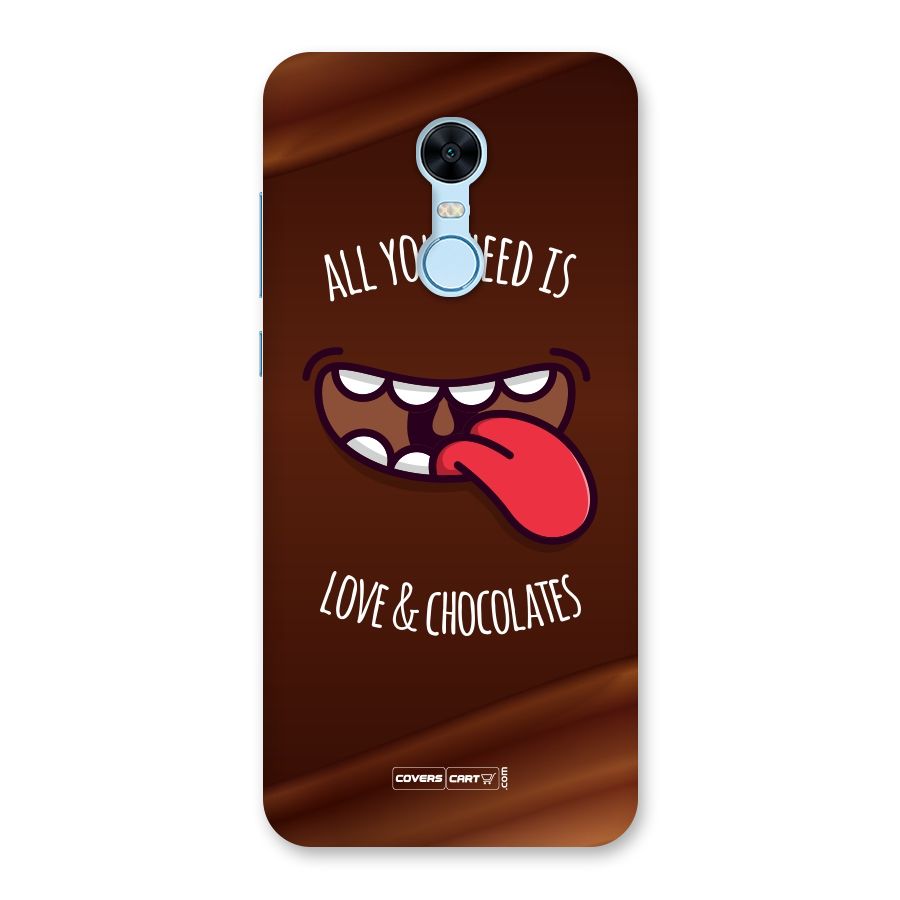 Love and Chocolates Back Case for Redmi Note 5