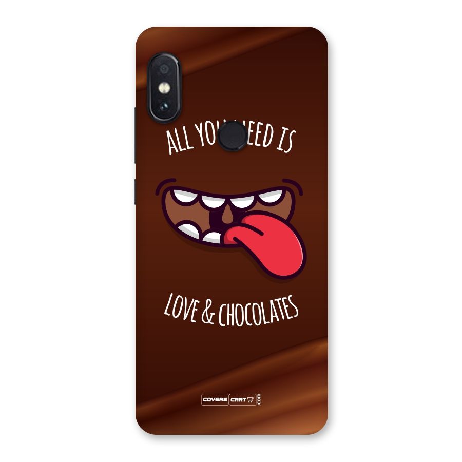 Love and Chocolates Back Case for Redmi Note 5 Pro