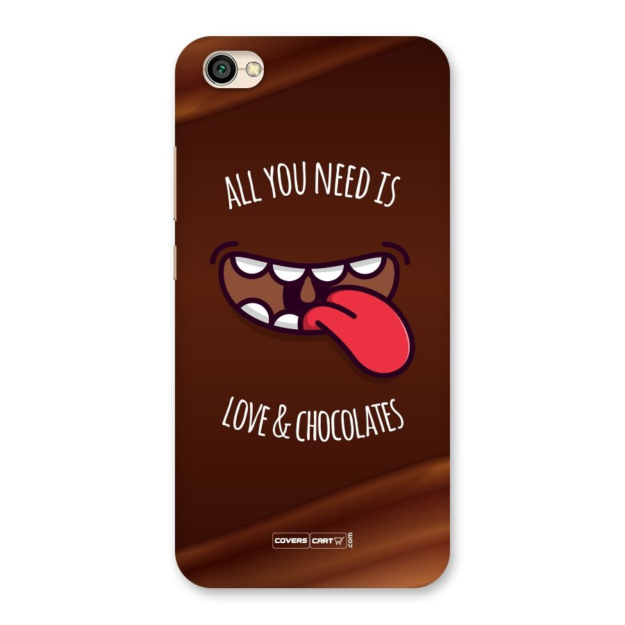 Love and Chocolates Back Case for Redmi Y1 Lite