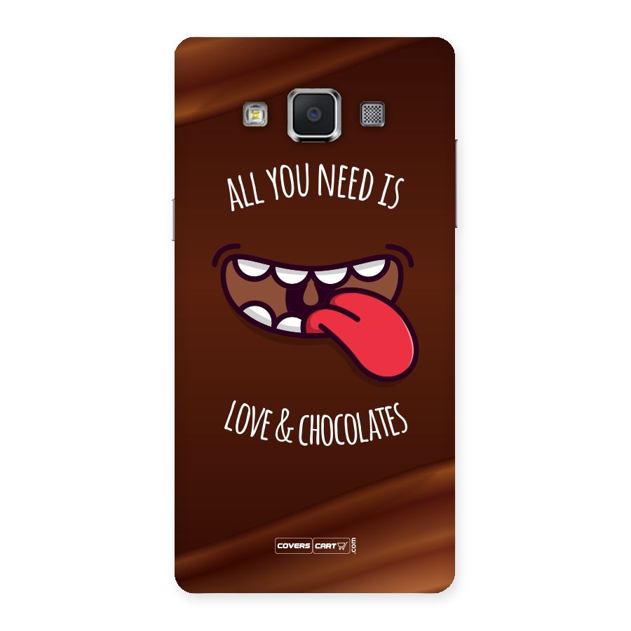 Love and Chocolates Back Case for Samsung Galaxy A5