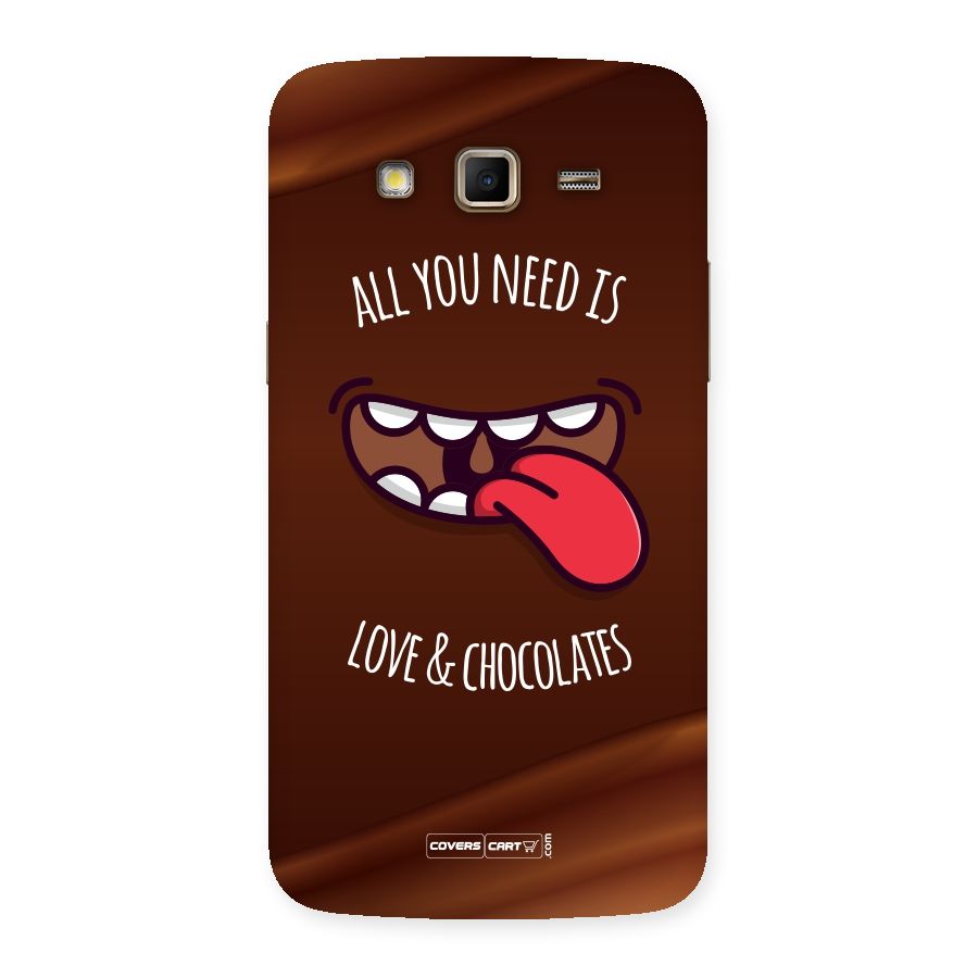 Love and Chocolates Back Case for Samsung Galaxy Grand 2
