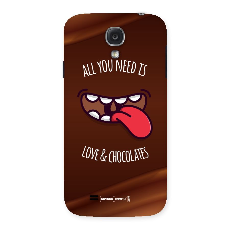 Love and Chocolates Back Case for Samsung Galaxy S4
