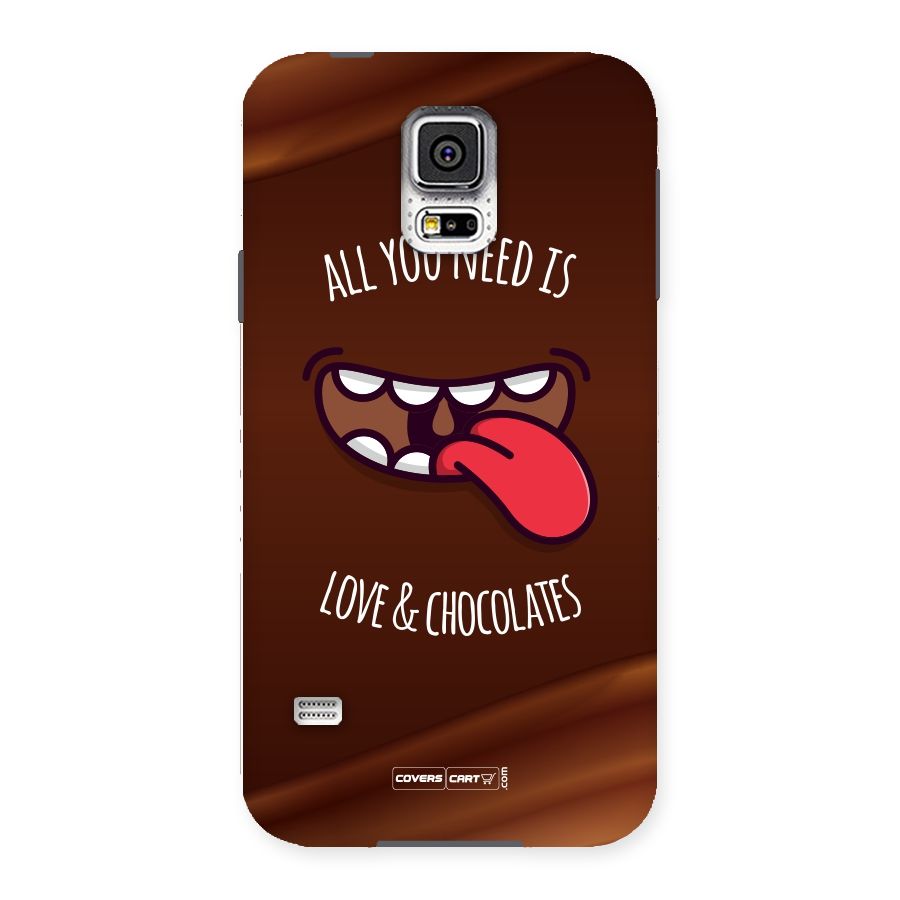Love and Chocolates Back Case for Samsung Galaxy S5