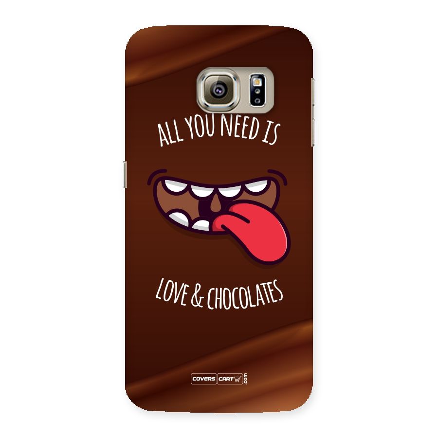 Love and Chocolates Back Case for Samsung Galaxy S6 Edge