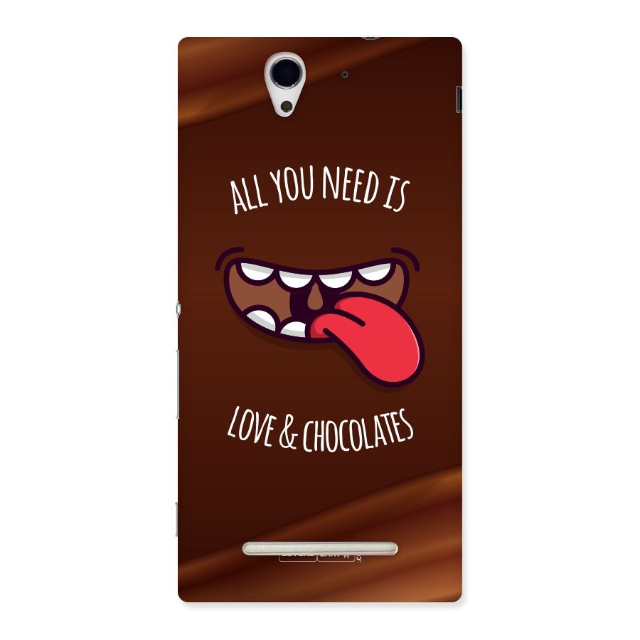 Love and Chocolates Back Case for Sony Xperia C3